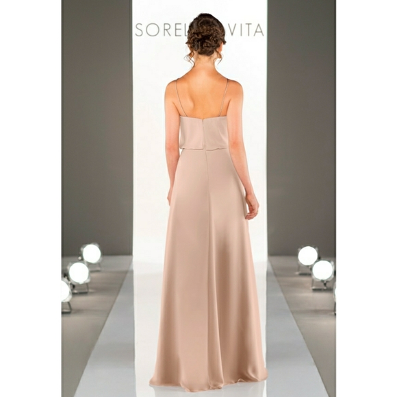 Floor Length Chiffon Dress - Picture 2 of 7